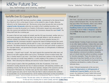 Tablet Screenshot of knowfuture.wordpress.com
