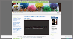 Desktop Screenshot of kidsrecipes2009.wordpress.com