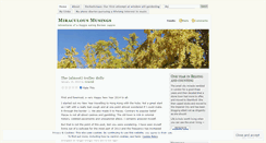 Desktop Screenshot of miracle8.wordpress.com