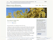 Tablet Screenshot of miracle8.wordpress.com