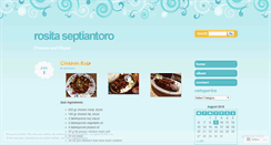 Desktop Screenshot of myrosita.wordpress.com