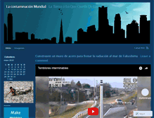 Tablet Screenshot of contaminantes.wordpress.com