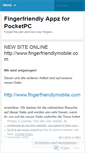 Mobile Screenshot of fingerfriendlyappz.wordpress.com