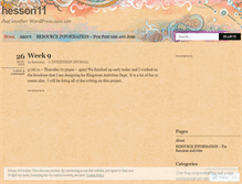 Tablet Screenshot of hesson11.wordpress.com