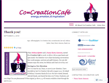 Tablet Screenshot of cocreationcafe.wordpress.com