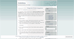 Desktop Screenshot of nmtp03felicia.wordpress.com