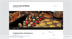 Desktop Screenshot of lexiconsocialmedia.wordpress.com