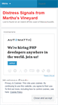 Mobile Screenshot of distresssignalmv.wordpress.com
