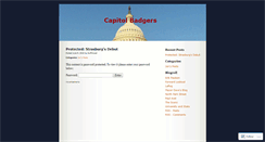 Desktop Screenshot of capitolbadgers.wordpress.com