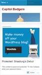 Mobile Screenshot of capitolbadgers.wordpress.com