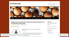 Desktop Screenshot of kuckucksvater.wordpress.com