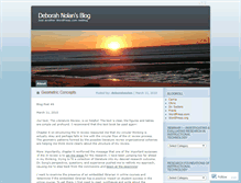 Tablet Screenshot of deborahnolan.wordpress.com