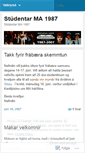Mobile Screenshot of ma1987.wordpress.com