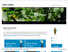 Tablet Screenshot of ifarmurban.wordpress.com