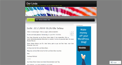 Desktop Screenshot of derlinde.wordpress.com