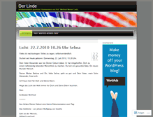 Tablet Screenshot of derlinde.wordpress.com