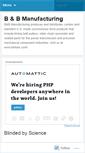 Mobile Screenshot of bbmanufacturing.wordpress.com