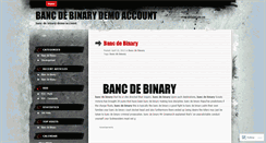 Desktop Screenshot of coverpage.bancdebinarydemoaccount.wordpress.com