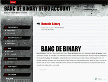 Tablet Screenshot of coverpage.bancdebinarydemoaccount.wordpress.com