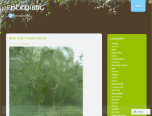 Tablet Screenshot of flickerbug.wordpress.com