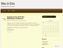 Tablet Screenshot of macinedu.wordpress.com