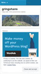 Mobile Screenshot of gringohans.wordpress.com
