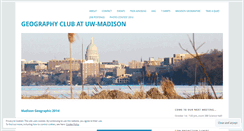 Desktop Screenshot of geogclubuw.wordpress.com