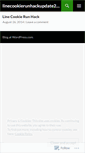 Mobile Screenshot of linecookierunhackupdate2014.wordpress.com