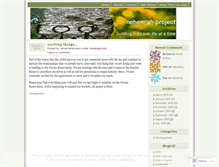 Tablet Screenshot of nehemiahproject.wordpress.com