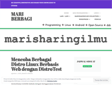 Tablet Screenshot of marisharingilmu.wordpress.com
