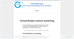 Desktop Screenshot of gijsmolsbergen.wordpress.com