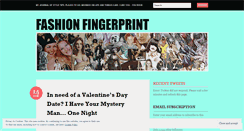 Desktop Screenshot of fashionfingerprint.wordpress.com