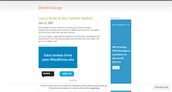 Desktop Screenshot of dutchcourage.wordpress.com