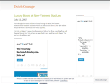 Tablet Screenshot of dutchcourage.wordpress.com