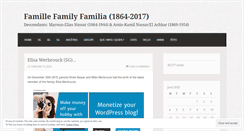 Desktop Screenshot of famillenassar.wordpress.com