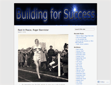 Tablet Screenshot of buildingforsuccess.wordpress.com