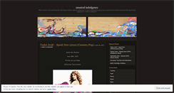 Desktop Screenshot of musicalindulgence.wordpress.com