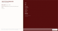 Desktop Screenshot of mvrazorbacks.wordpress.com
