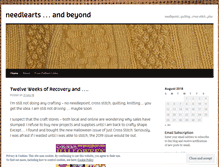 Tablet Screenshot of needleartsandbeyond.wordpress.com