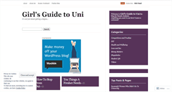 Desktop Screenshot of girlsguidetouni.wordpress.com