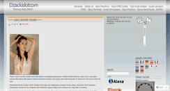 Desktop Screenshot of dzackidotcom.wordpress.com