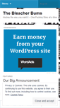 Mobile Screenshot of bleacherbumblog.wordpress.com