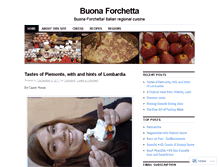 Tablet Screenshot of buonaforchetta.wordpress.com