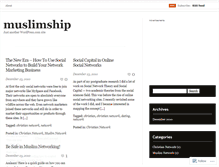 Tablet Screenshot of muslimship.wordpress.com