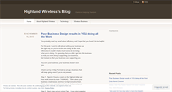 Desktop Screenshot of highlandwireless.wordpress.com