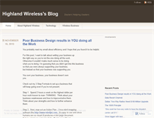 Tablet Screenshot of highlandwireless.wordpress.com