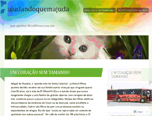 Tablet Screenshot of ajudandoquemajuda.wordpress.com