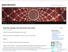Tablet Screenshot of pajsindonesia.wordpress.com