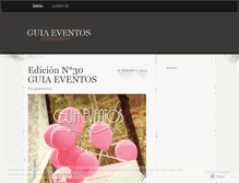 Tablet Screenshot of guiaeventos.wordpress.com