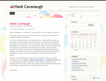 Tablet Screenshot of hankcavanaugh.wordpress.com